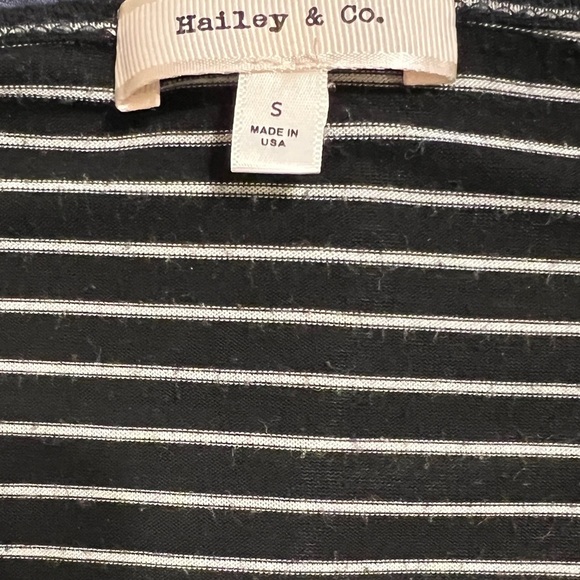 Women’s Hailey & Co Maternity Striped Shirt | Size Small - Picture 2 of 3